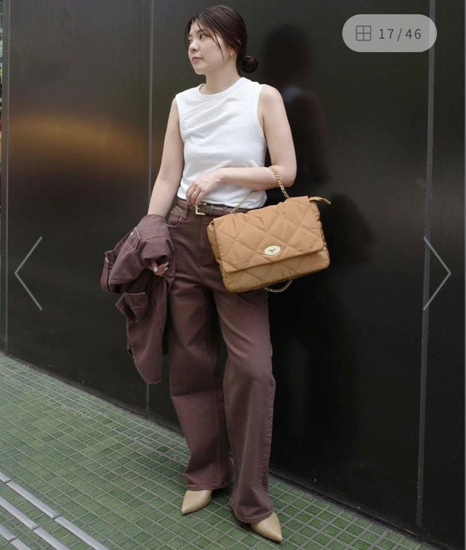 OUTDOOR SLOBE別注 キルティングショルダーバッグ