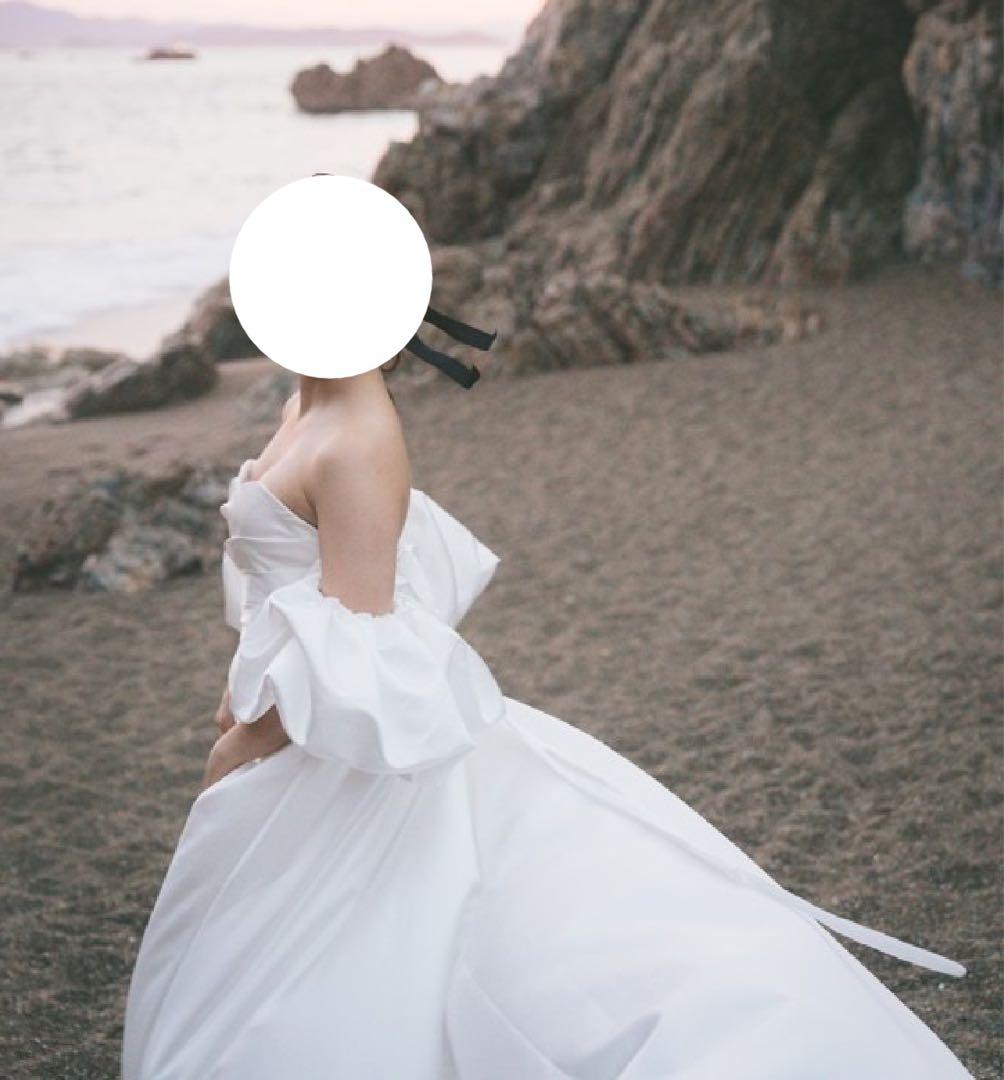 結婚式　前撮り　4wayウェディングドレス ホワイト　ミートスウィート