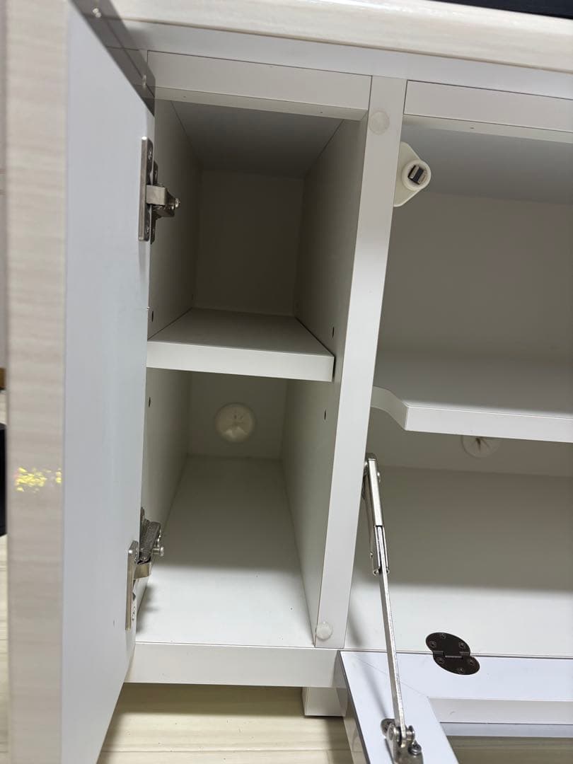 ホワイト テレビ台 引き出し付き