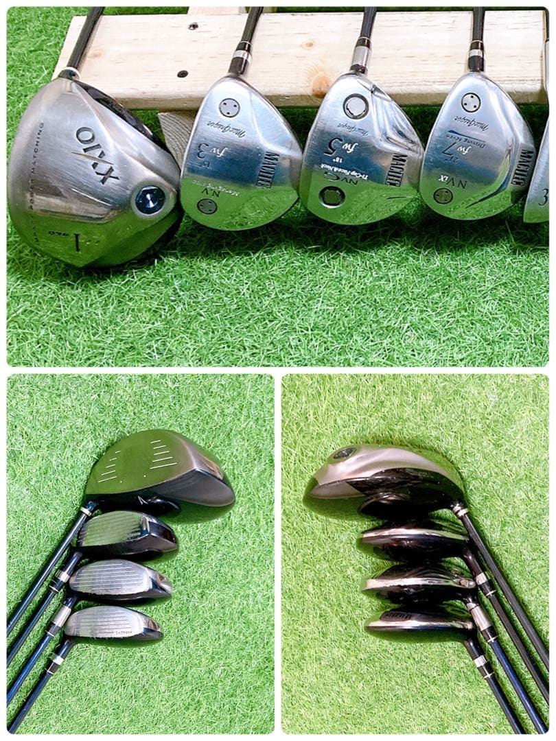 H5 ゼクシオ　初心者オススメ　ゴルフクラブ　メンズセット　右利き　14本