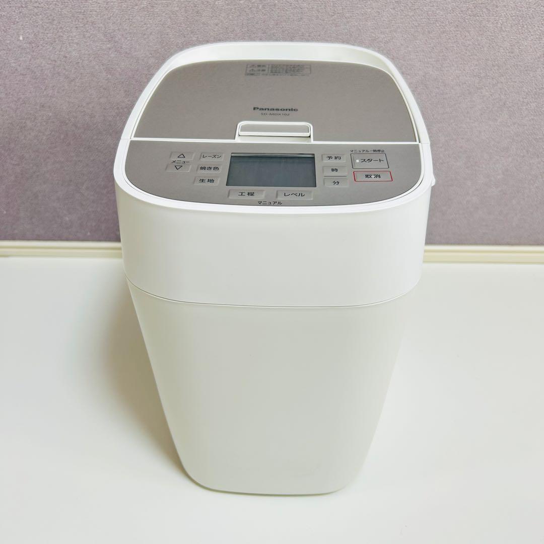 【未使用品】Panasonic ホームベーカリー 1斤 SD-MDX102-W