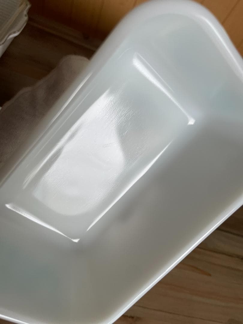 オールドパイレックス　バタープリント　レフリジレーター4個セット