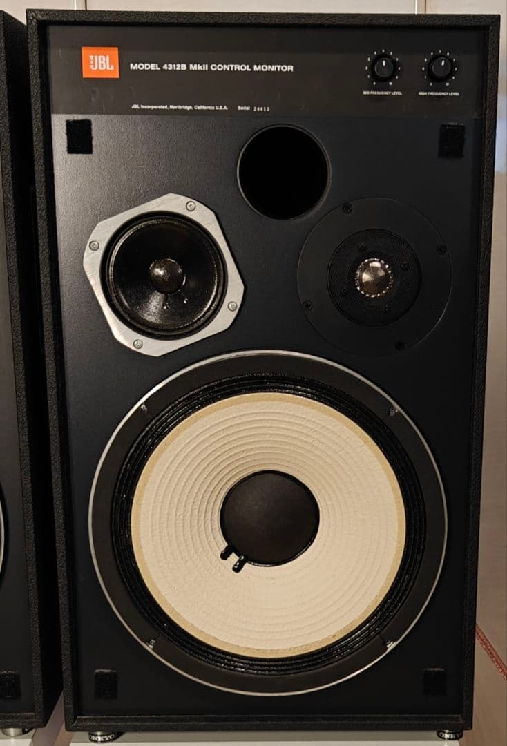 JBL 4312B MkII ペア 左右対称ミラーイメージ 伝説の名機