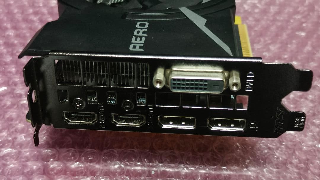 MSI GTX 1060 AERO ITX 6G 動作確認済み ①