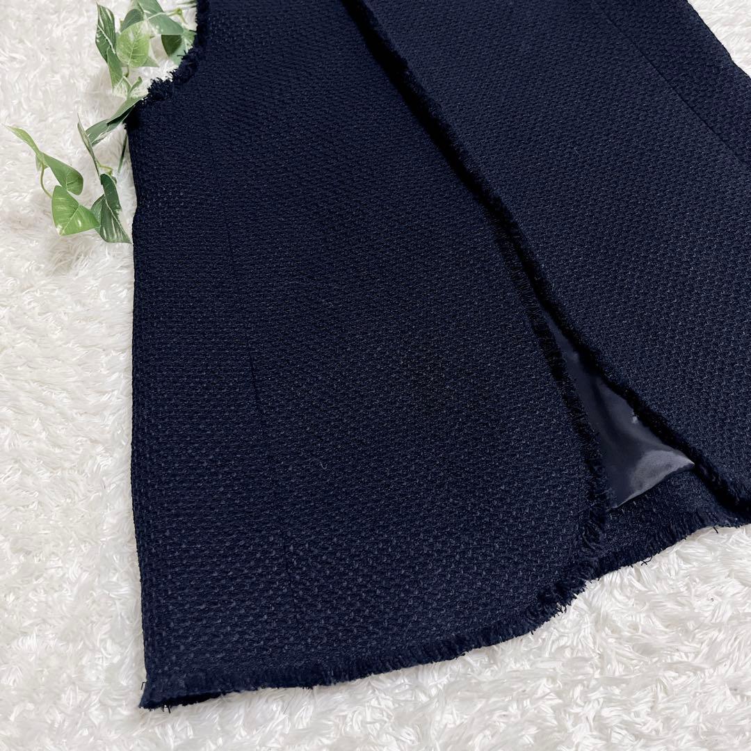 IENA ＆NAVY 2way ツィードベスト 2023SS 美品 ツイード