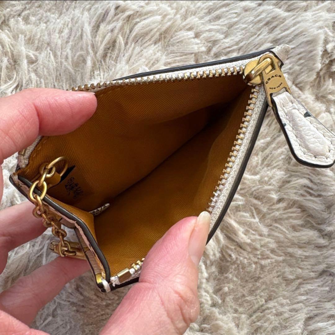 COACH コーチ 星柄 /カードケース レザー製 C金具