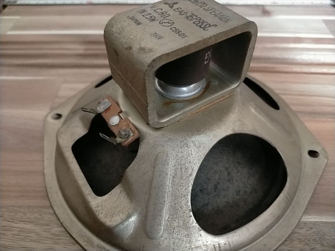 【自作033】2wayFULLVCC×アルニコ中型スリムスピーカー（8Ω仕様）