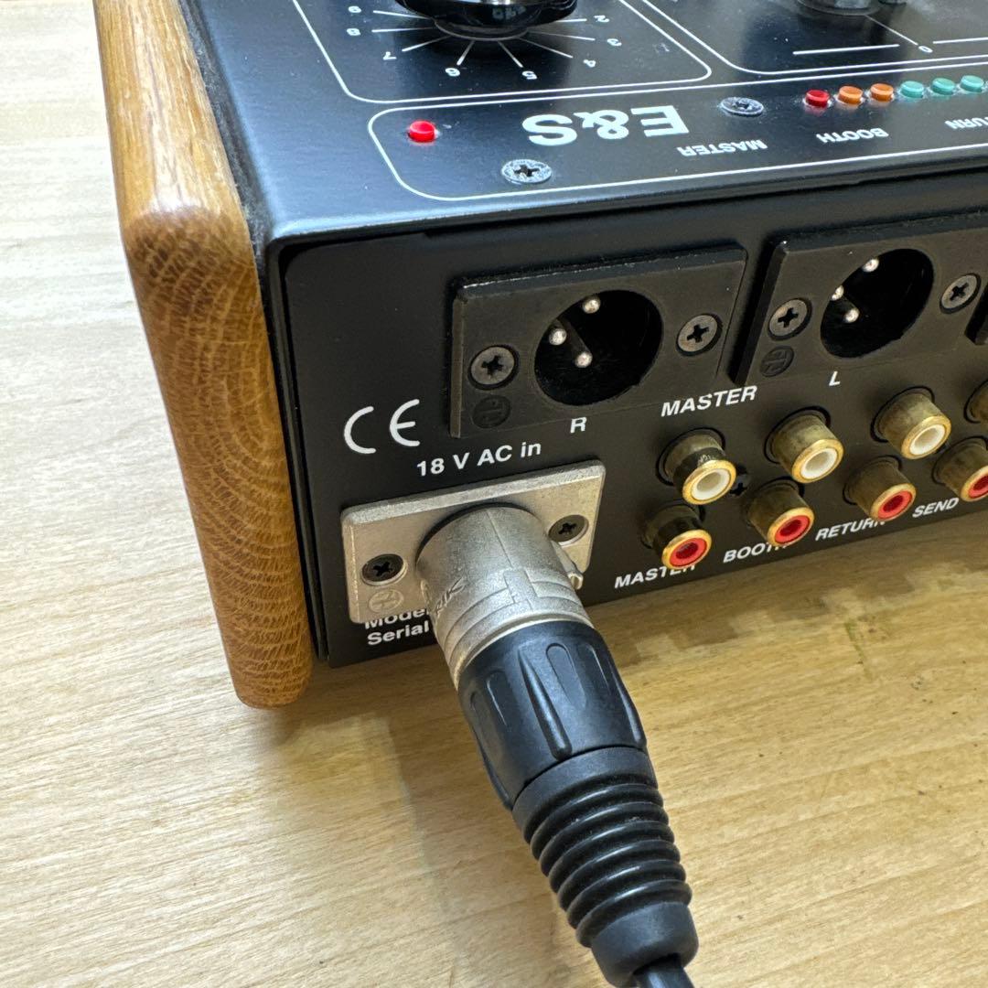 希少E&S DJR-400FX 名機ロータリーミキサー 赤GSAノブ 木製パネル