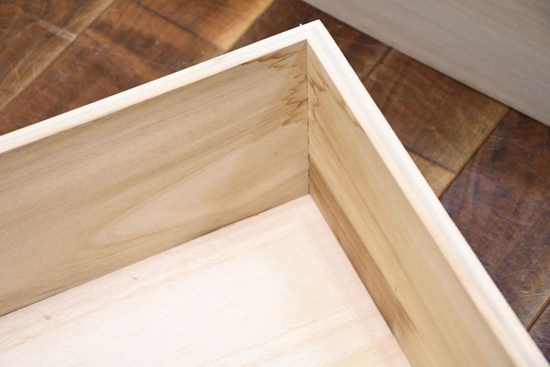 EGK4 未使用保管品 総桐 収納ケース 3段 キャスター付き 押入れ収納