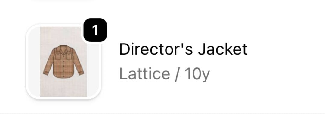 トップス Misha & Puff latticeMTO directer'sjk 10y