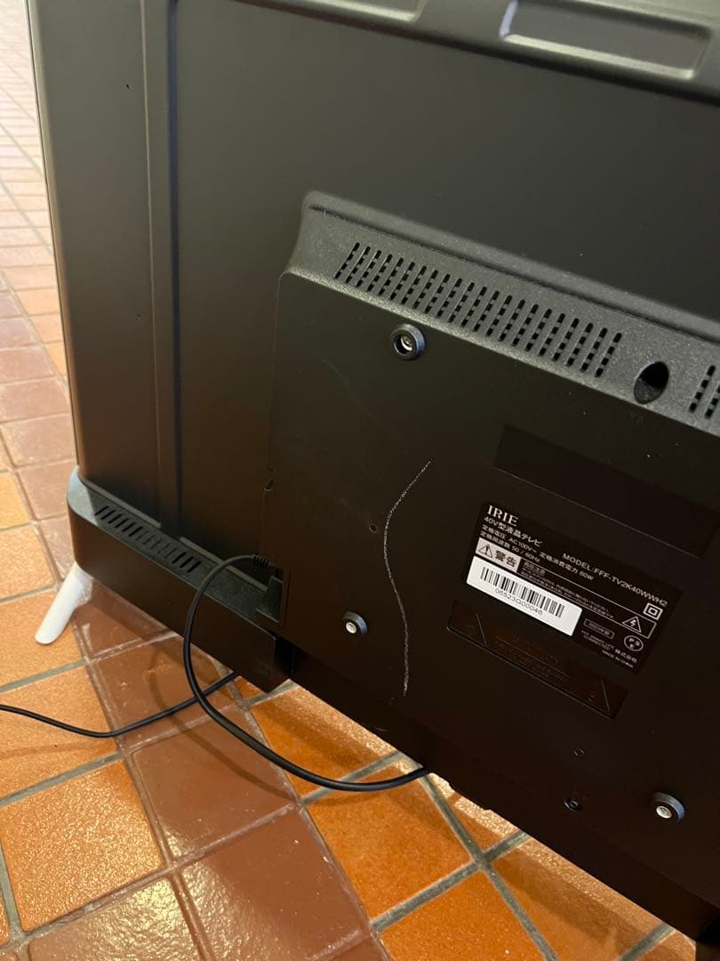 K 【動作確認済】IRIE 液晶テレビ FFF-TV2K40WWH2 2023年