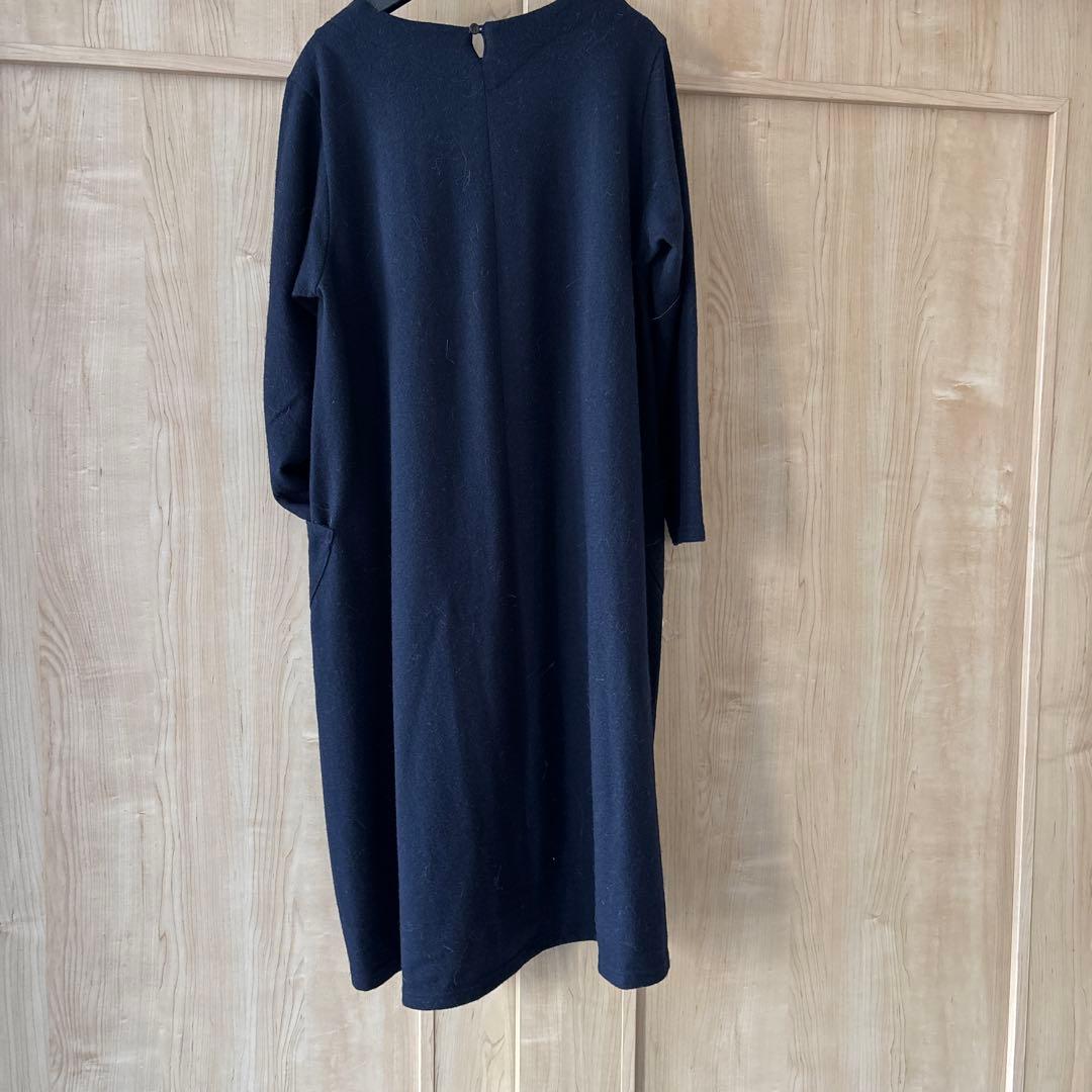 日本製　oHLALA ウールワンピース