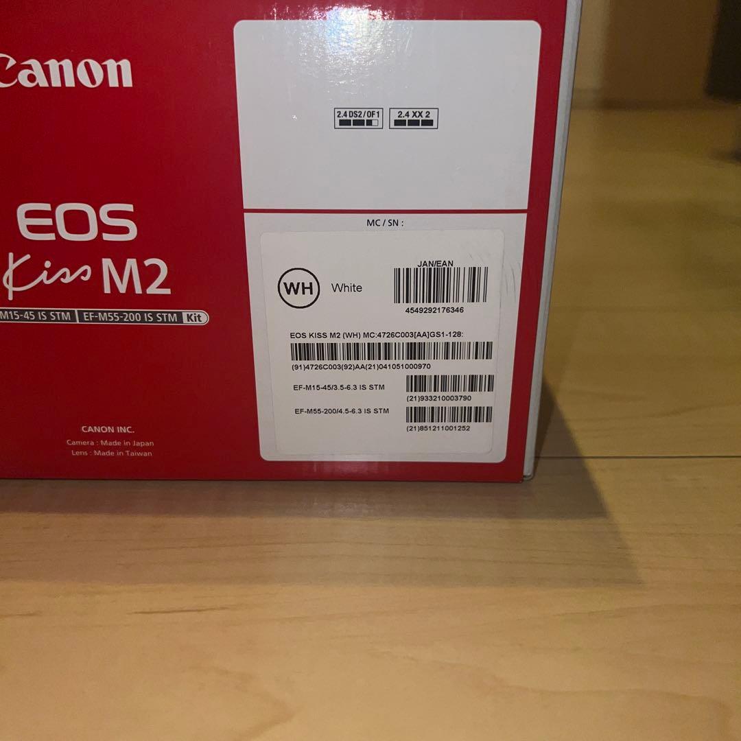 Canon EOS Kiss M2 WZKWHミラーレスカメラ