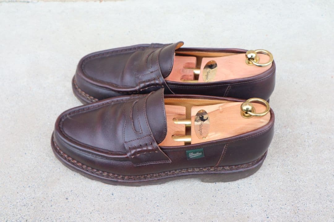 靴 PARABOOT REIMS MARCHE LIS CAFE 7 BRW