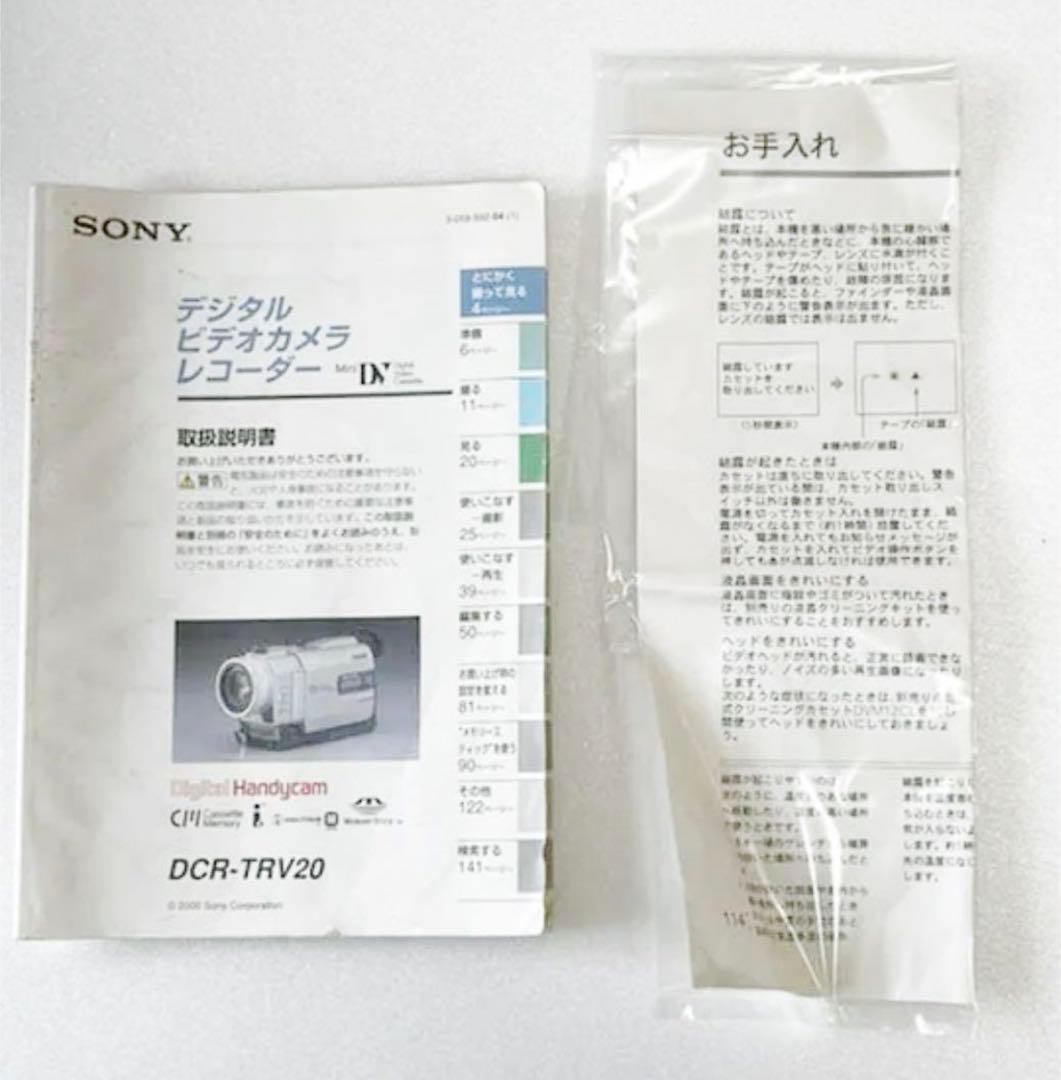 【昔の思い出再生】Sony ビデオカメラ　DCR-TRV20