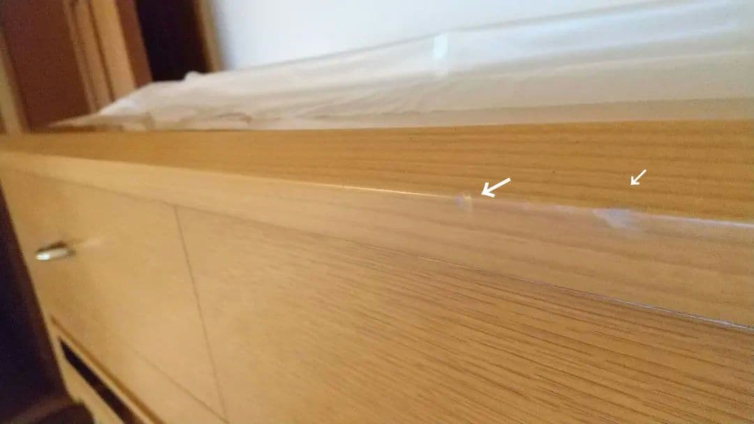 取り引き中☆ 他の方は購入なさらないでください☆ 天然木製箪笥 内側桐材 鏡つき