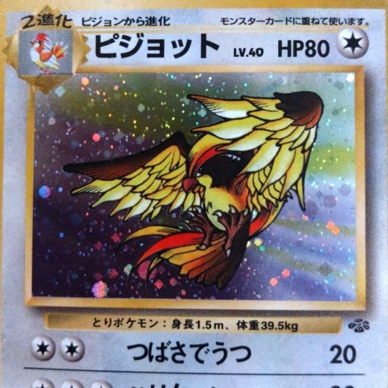 ピジョット　旧裏 ★ 第2弾拡張パック ポケモンジャングル