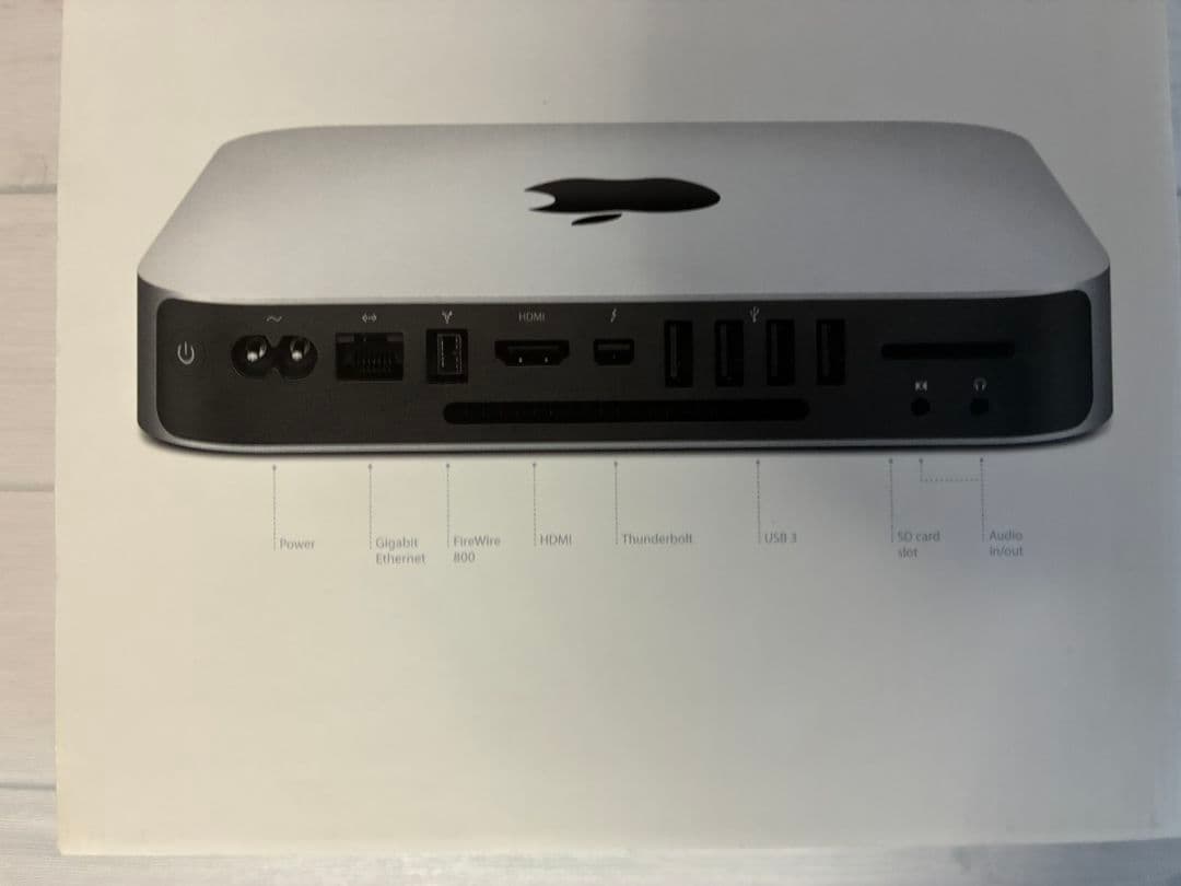 Macデスクトップ Apple Mac mini A1347 Late2012 i7 RAM16GB