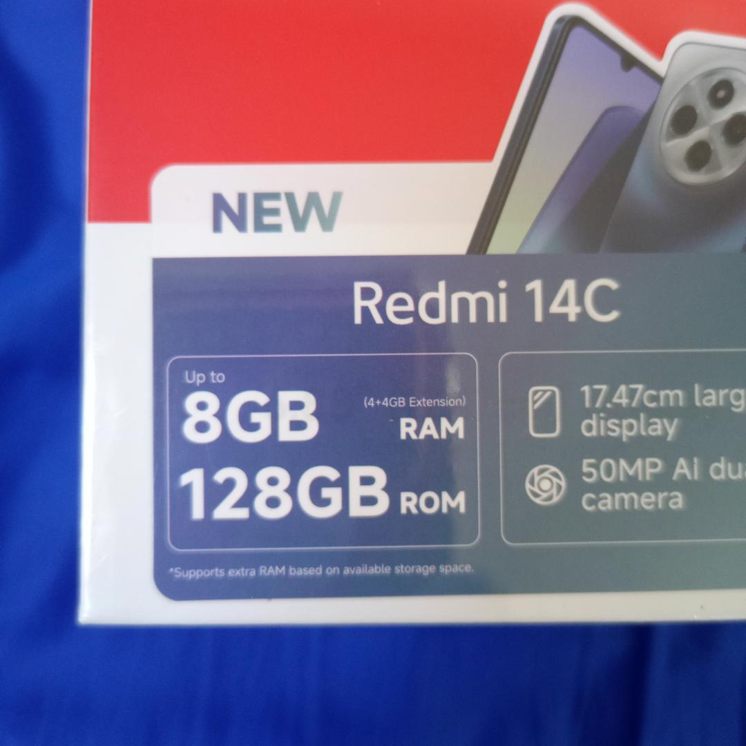 Redmi 14C ミッドナイトブラック スマホ 4GB+128GB 未開封品