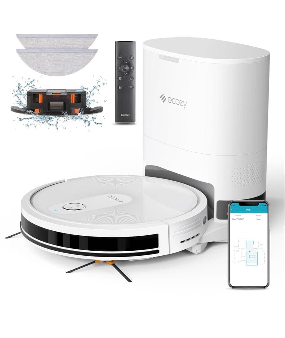 【未使用に近い】ロボット掃除機 ゴミステーション付き　ecozy ルンバ