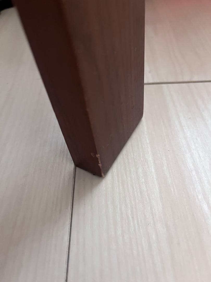 カナデモノ　ウォルナット材　木製 スリム ハンガーラック