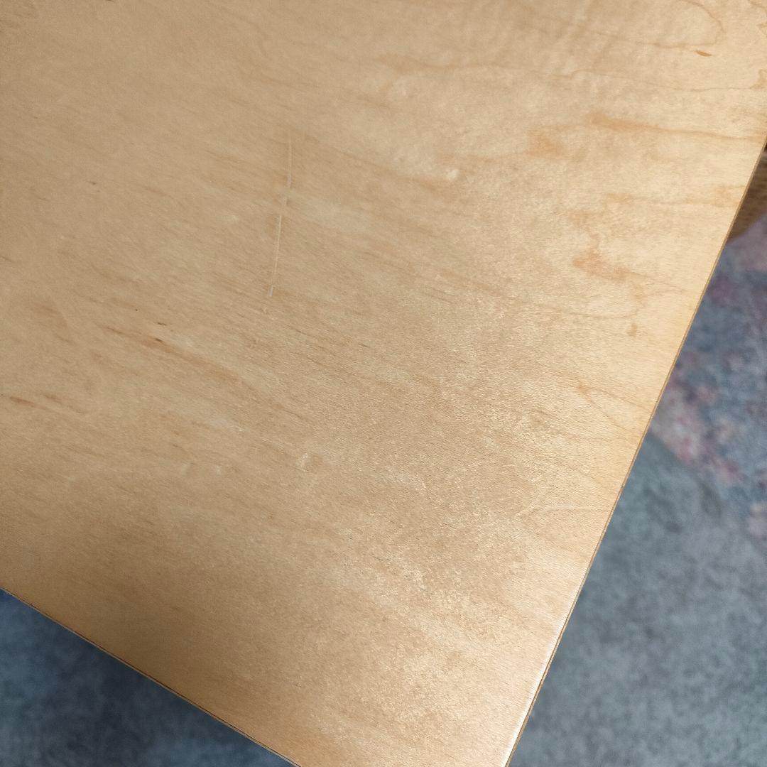 【廃盤品】無印良品 木製チェストワイド 脚付き 4段収納