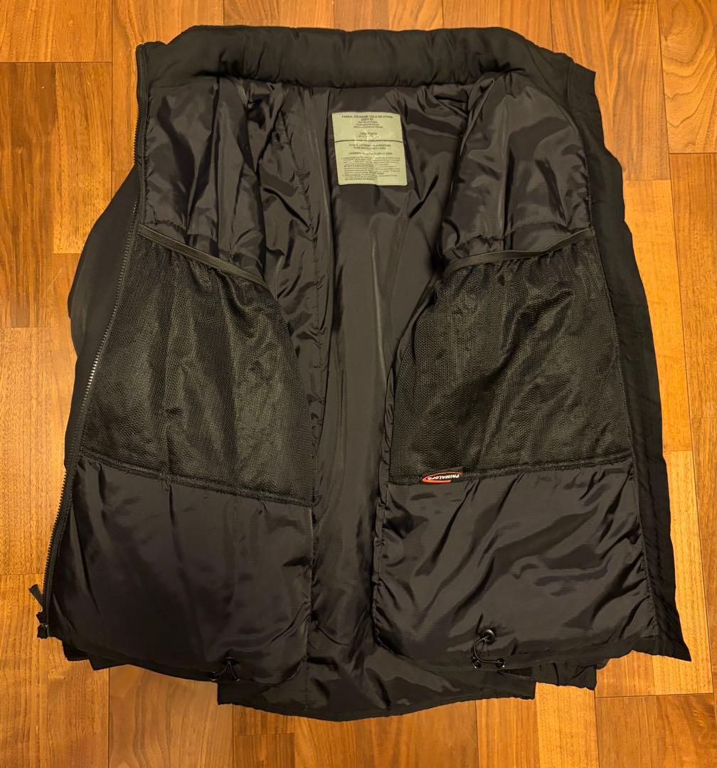 ECWCS GENⅢ LEVEL7プリマロフトジャケット ブラックLARGE-R