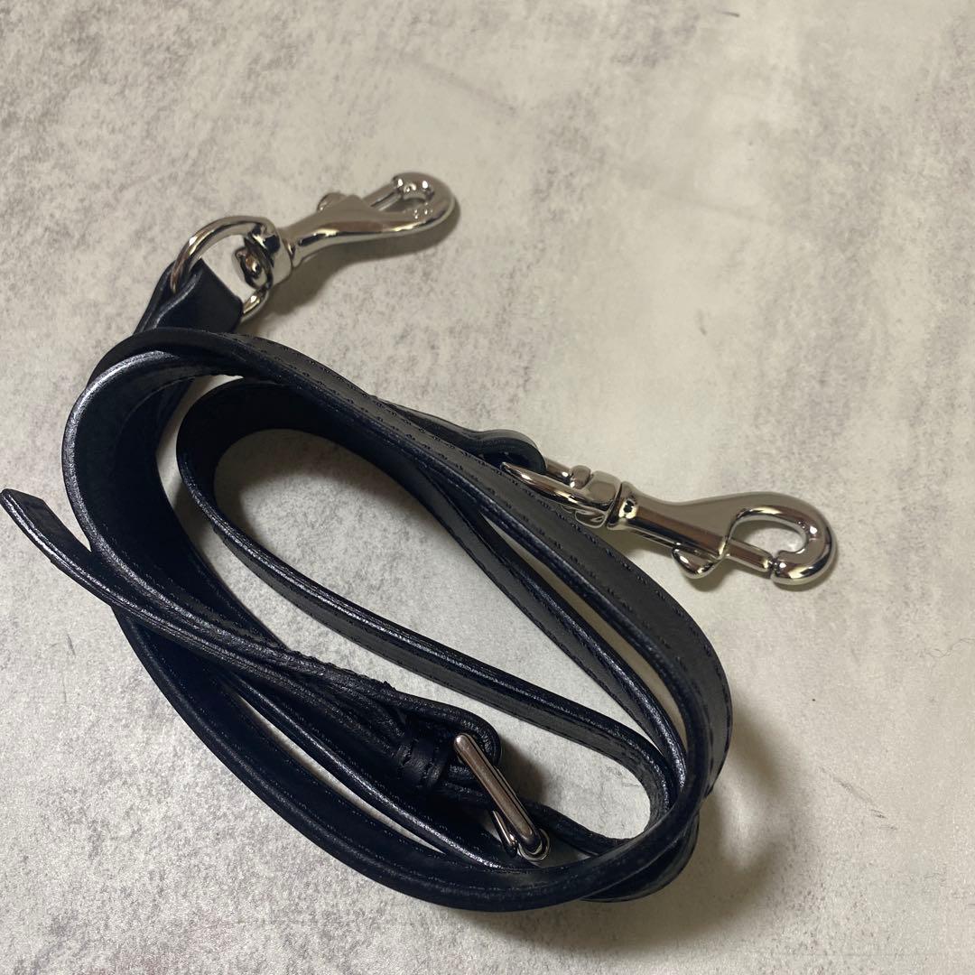 Ralph Lauren 黒 レザービジネスバッグ　2way 黒　保存袋付き