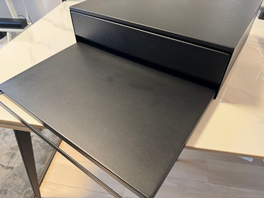 【極美品】tower 山崎実業 ツーウェイ キッチン家電下引き出し&スライド