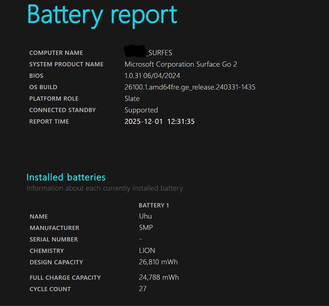 Surface Go2 8GB/128GB m3-8100Y ペン、ケース付