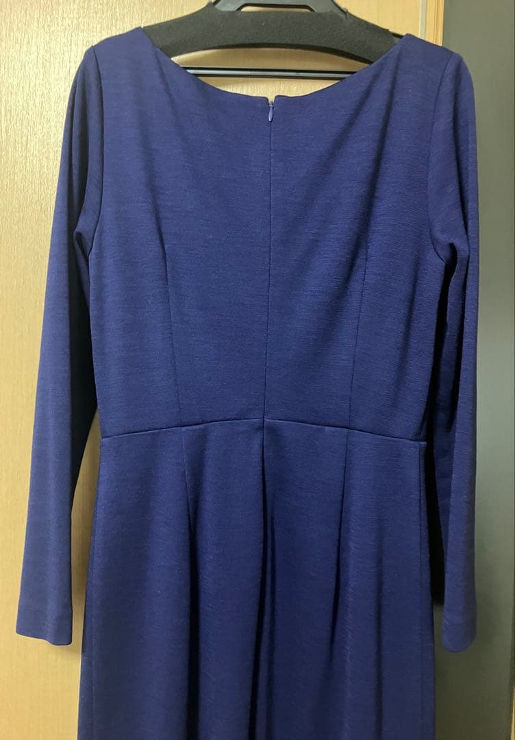 ピンキーアンドダイアン サイドラッフルジャージワンピース ブルー 38