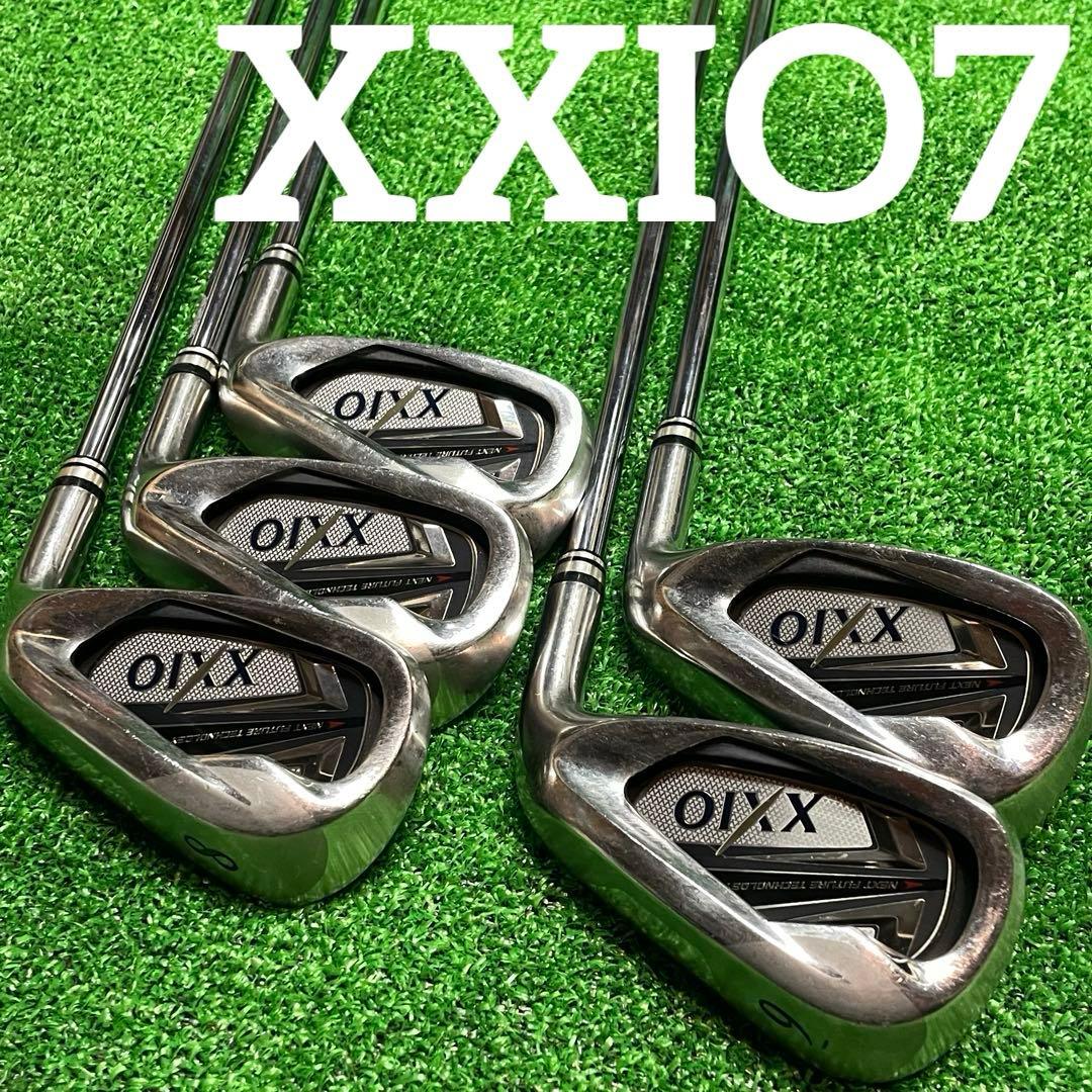 ゼクシオ XXIO7 MP700 7代目　スチールシャフト　アイアンセット　5本