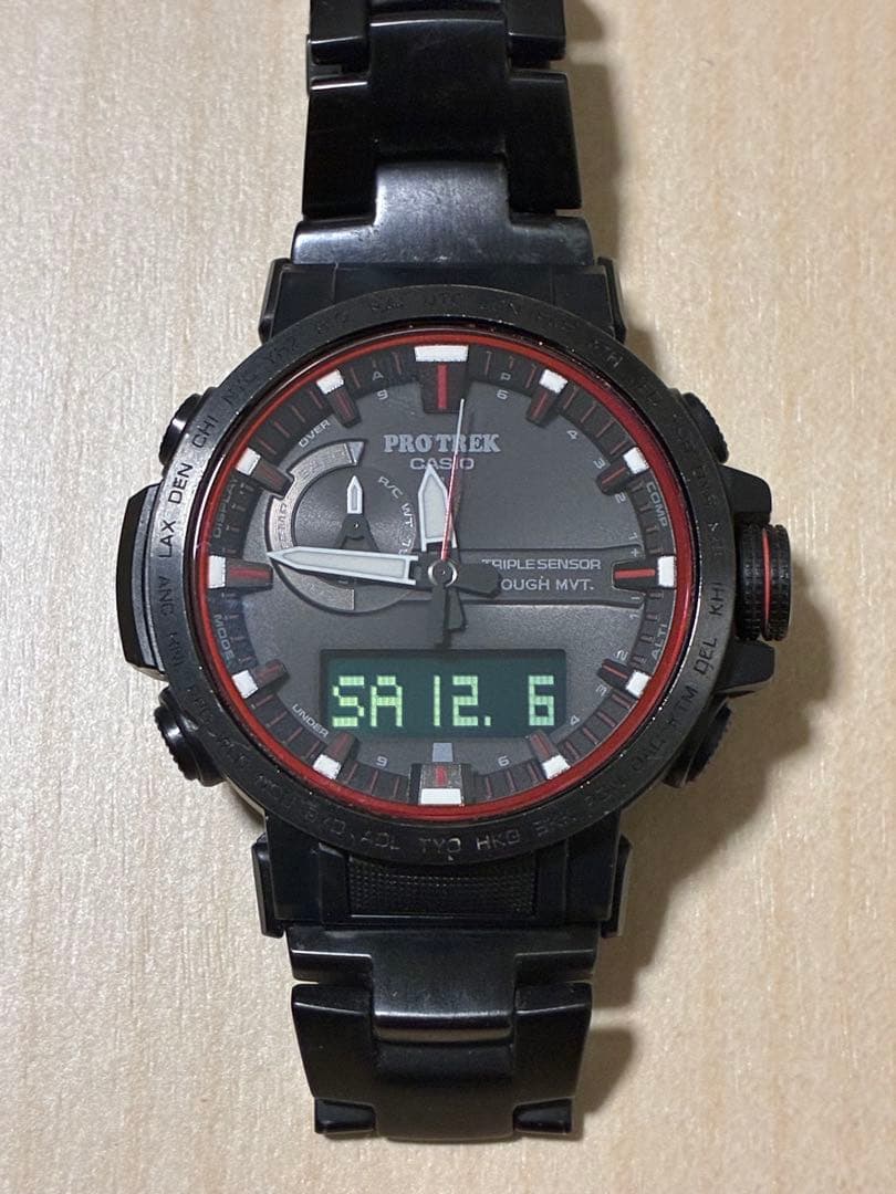 時計 CASIO PRO TREK PRW-60YT