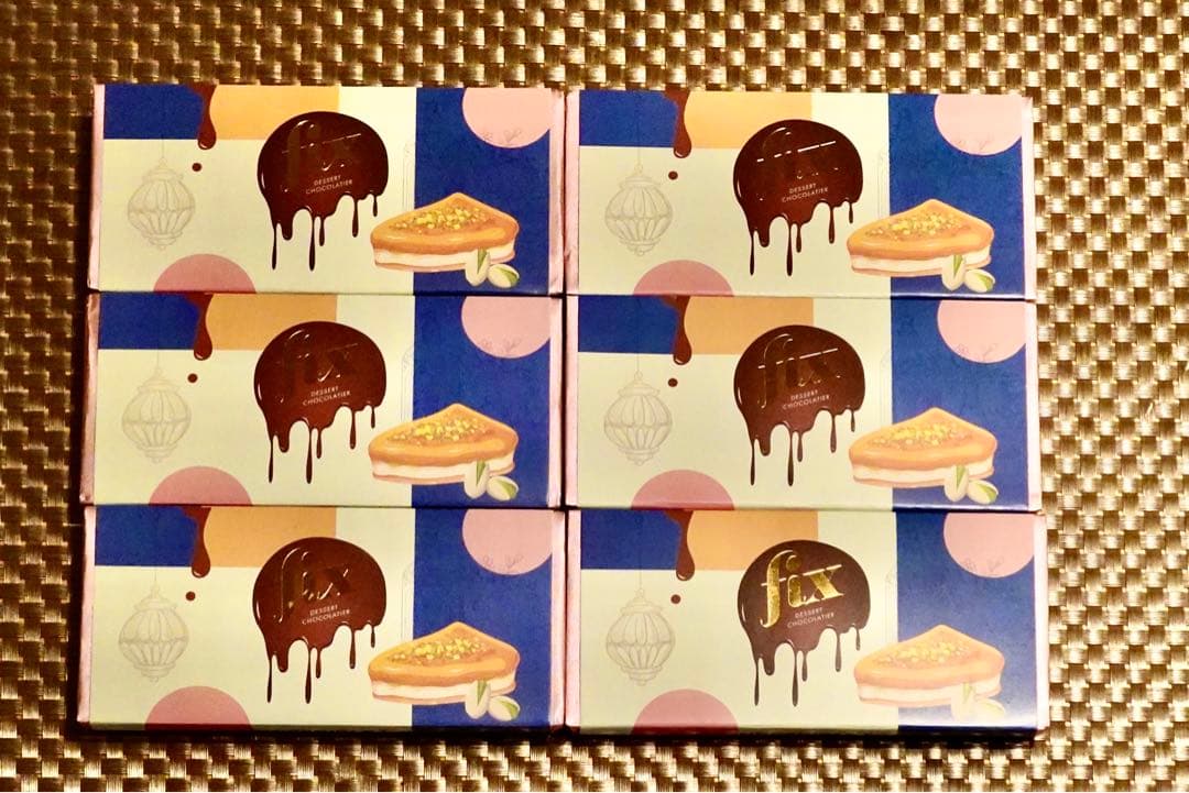 FIXドバイチョコ6個セット【ドバイ空港購入】クール便対応可！