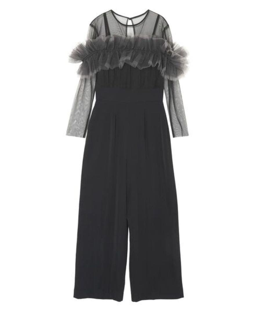 新品ラグナムーン　LADYフリルオフショルコンビネゾン