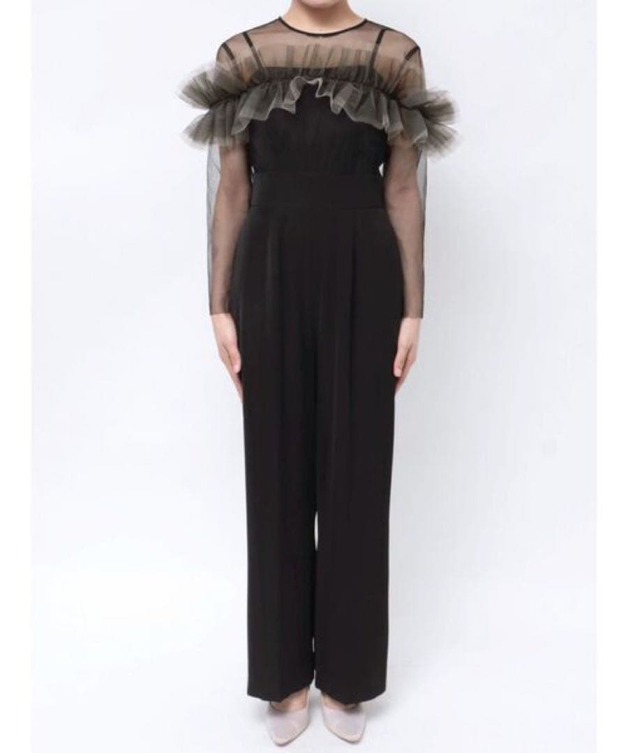 新品ラグナムーン　LADYフリルオフショルコンビネゾン