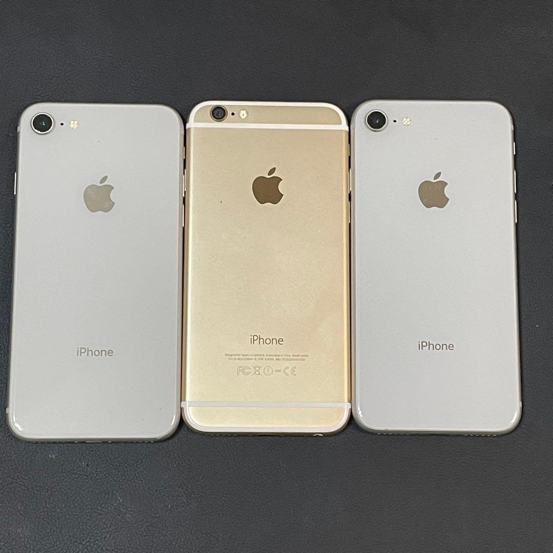 iPhone 8 ✖️2台セット & オマケ1台（iPhone 6）