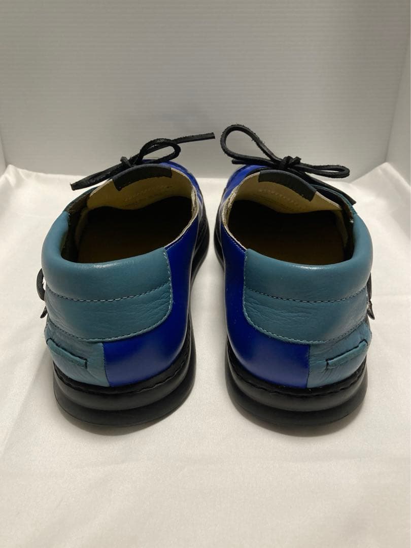 Camper TWINS 27cm ブルー モカシン K100325-001