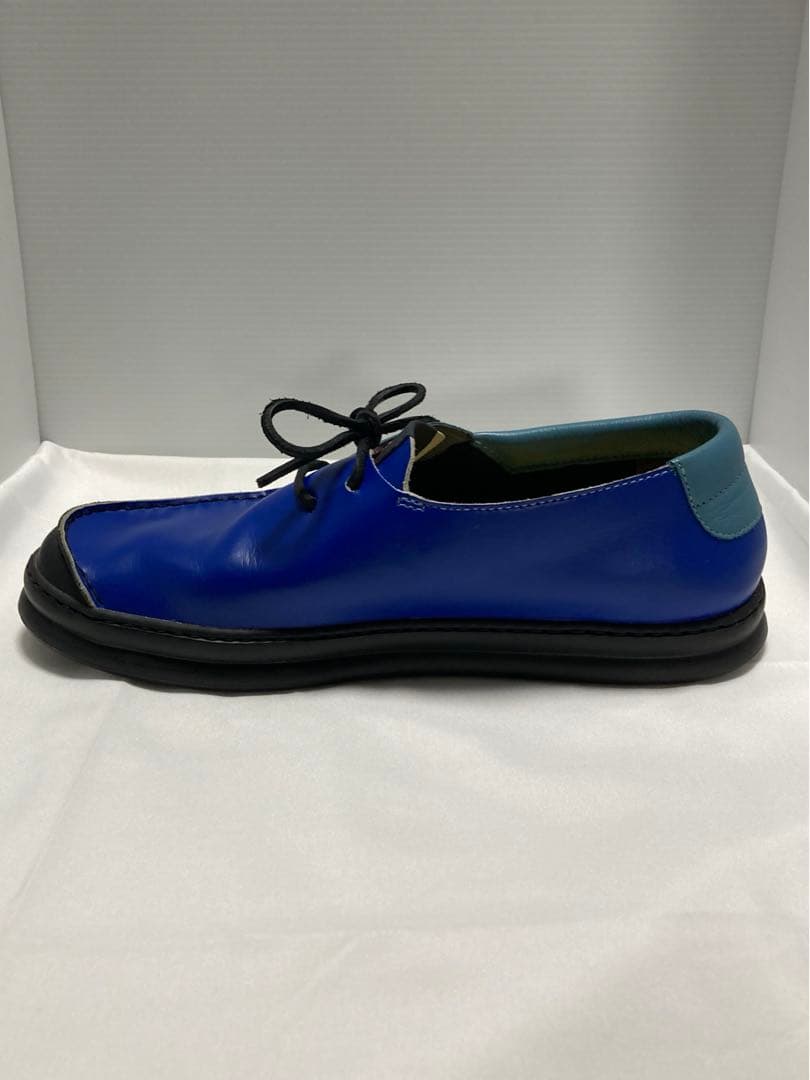 Camper TWINS 27cm ブルー モカシン K100325-001