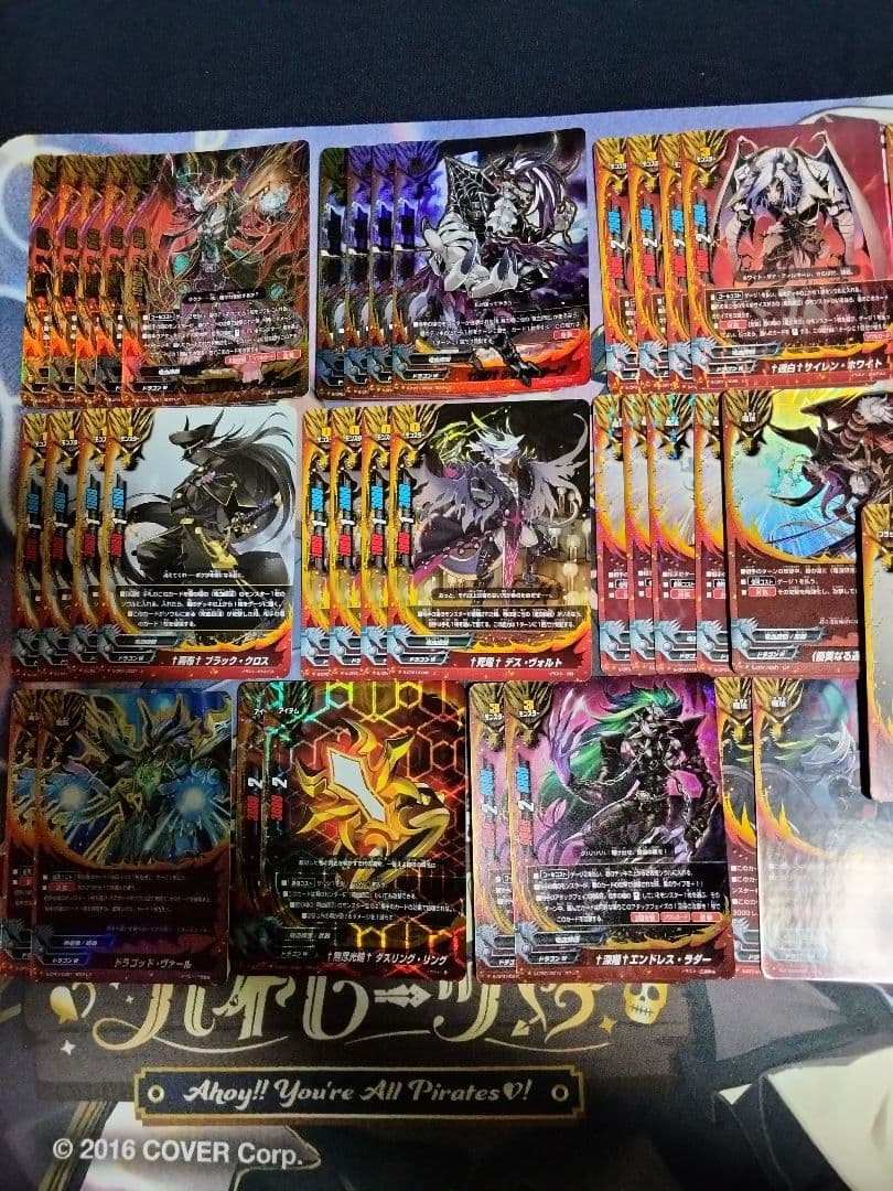 バディファイト　竜血師団デッキ　パーツ