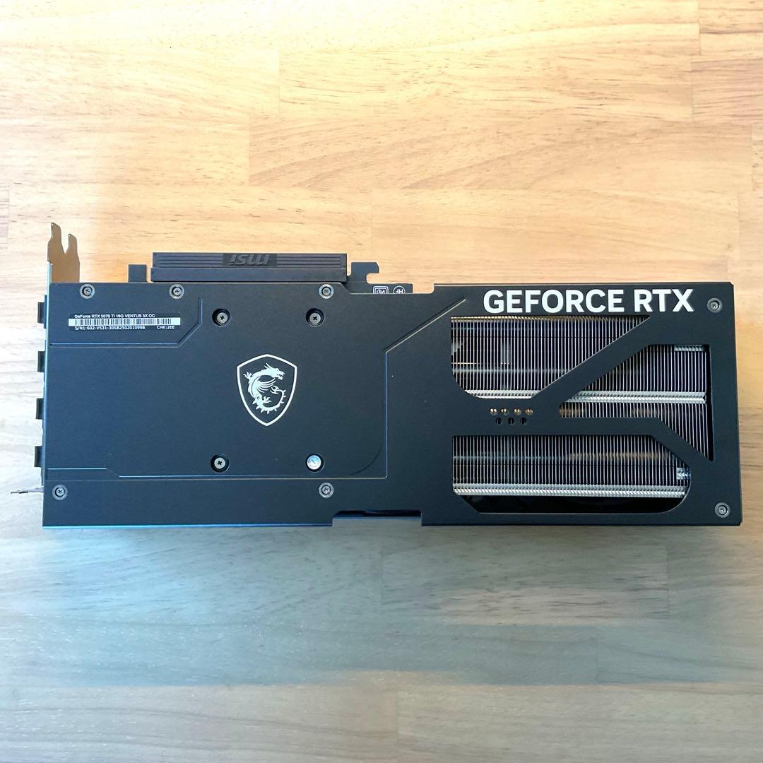 グラフィックボード・グラボ・ビデオカード MSI Gefoce RTX 5070 Ti 16G VENTUS 3X OC