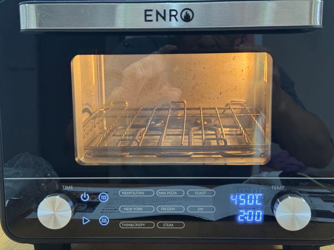 ENRO 450 電気式窯焼名人mini 小型 ピザ窯 トースター 使用感有り