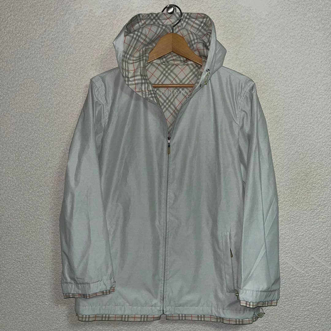 バーバリーロンドンBURBERRY LONDON 裏チェック ナイロンパーカー
