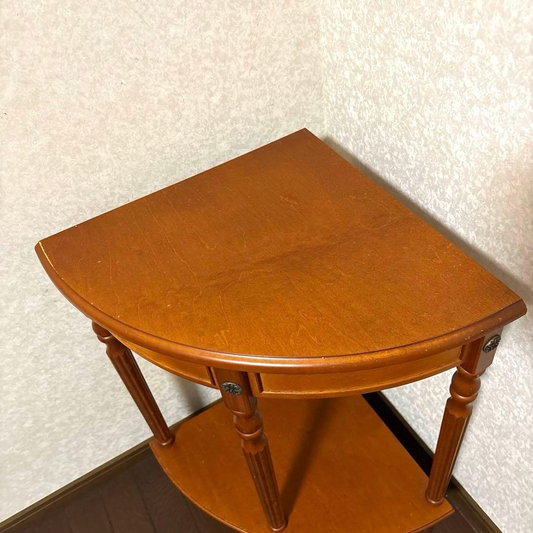 【良品】ヴィンテージ コーナーテーブル サイドテーブル