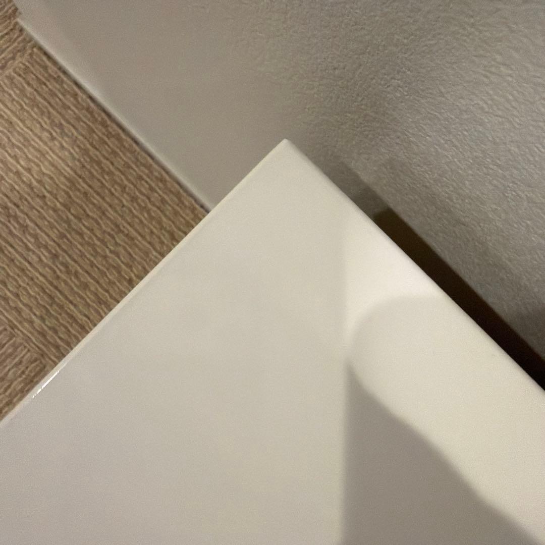 ホワイト 4段チェスト シンプルデザイン