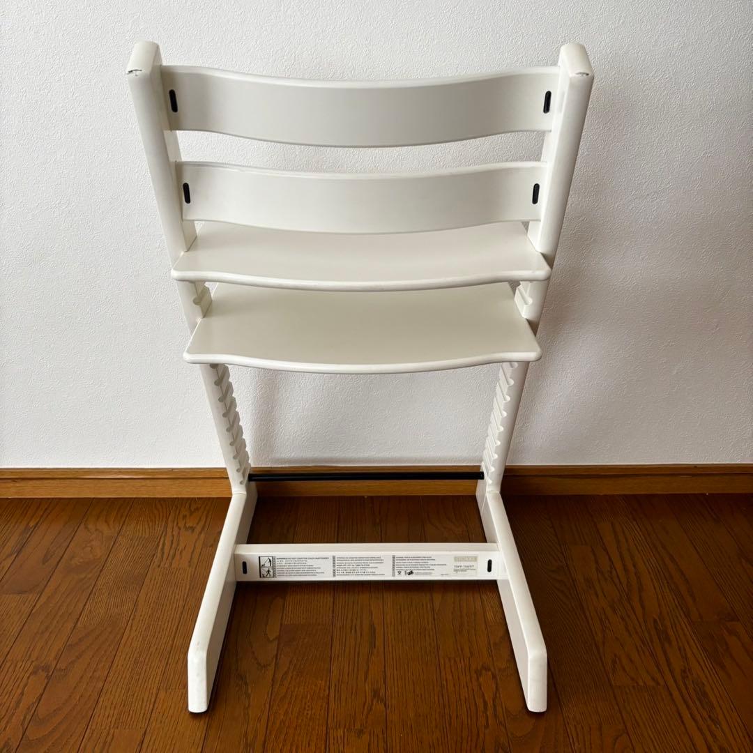 ストッケ　トリップ トラップ　ベビーチェア+ベビーセット　ホワイト②