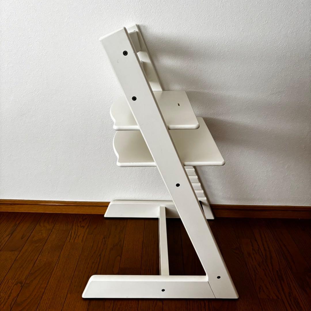 ストッケ　トリップ トラップ　ベビーチェア+ベビーセット　ホワイト②