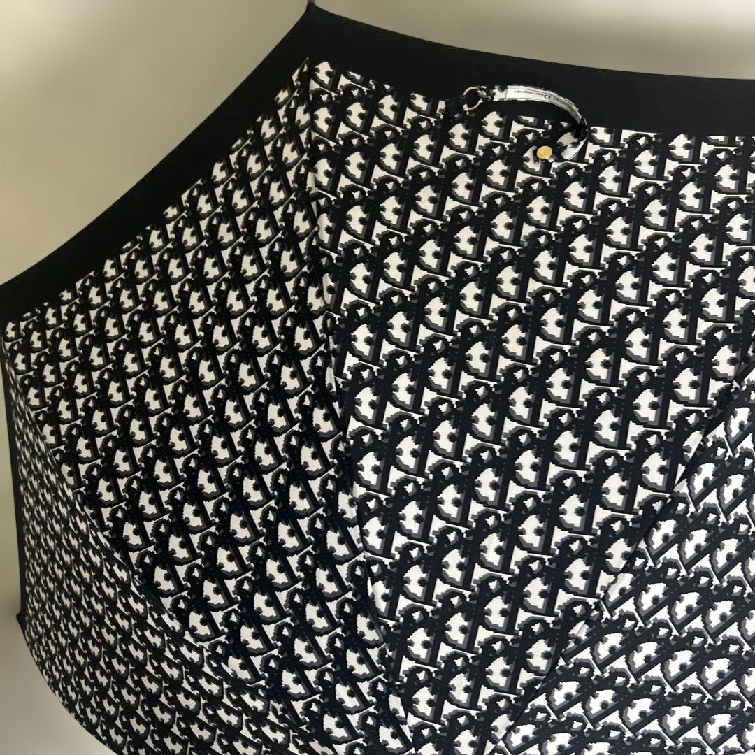 【極美品】クリスチャンディオール　長傘　トロッター　ブラック