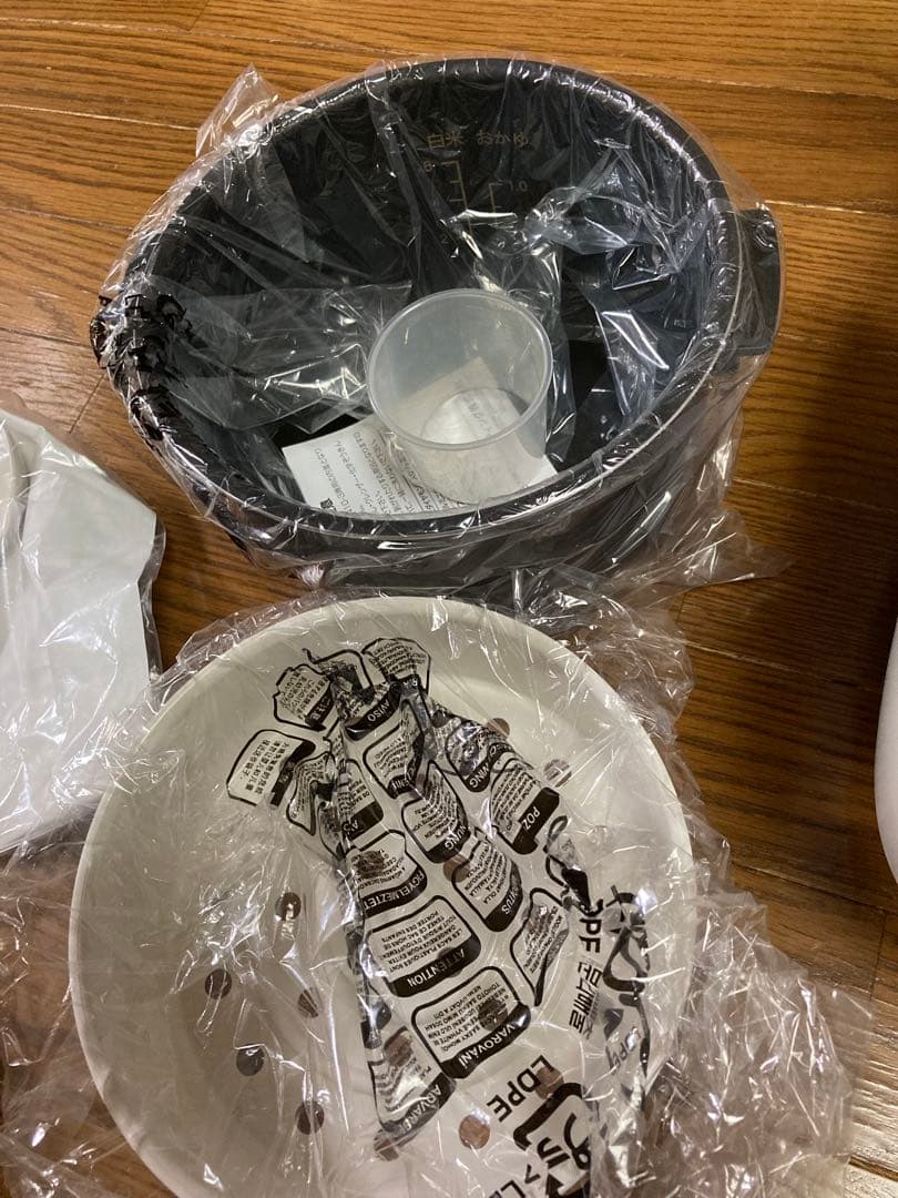 炊飯器 ブラウン 内釜・蒸し器付き