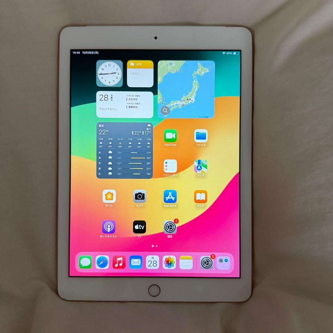 【動作確認済】Apple iPad 第6世代 ピンクゴールド 32GB